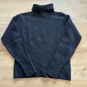 Reformation Black Turtleneck Sweater